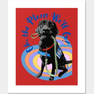 Oh the Places We Will Go Black Lab Posters and Art